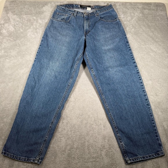 Vintage Levis SilverTab Baggy Jeans Mens 34x30 Blue Denim Made USA 90s